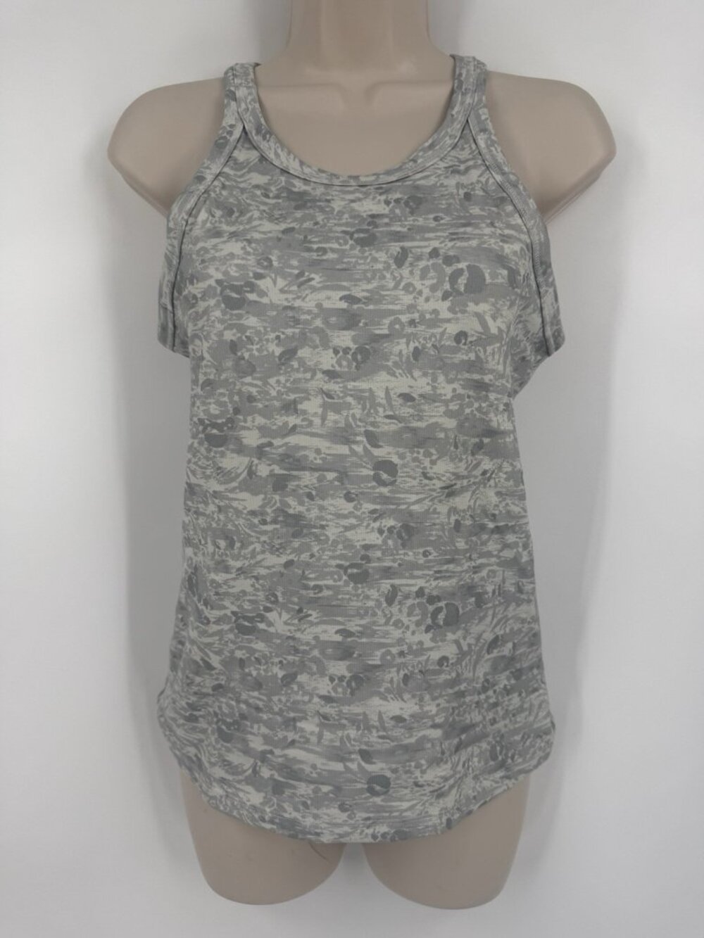 Womenās Prana Becksa Tank Top Winter Haze Grey Size Small